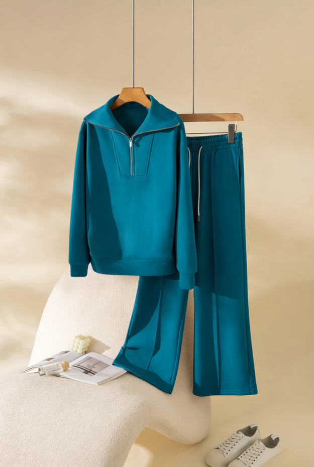 2026 French-style relaxed lapel silk velvet suit