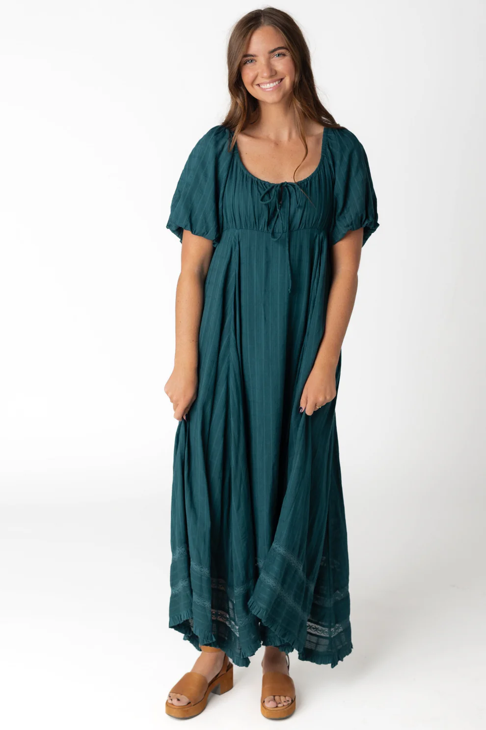 New Elegant Lantern Sleeve Dress