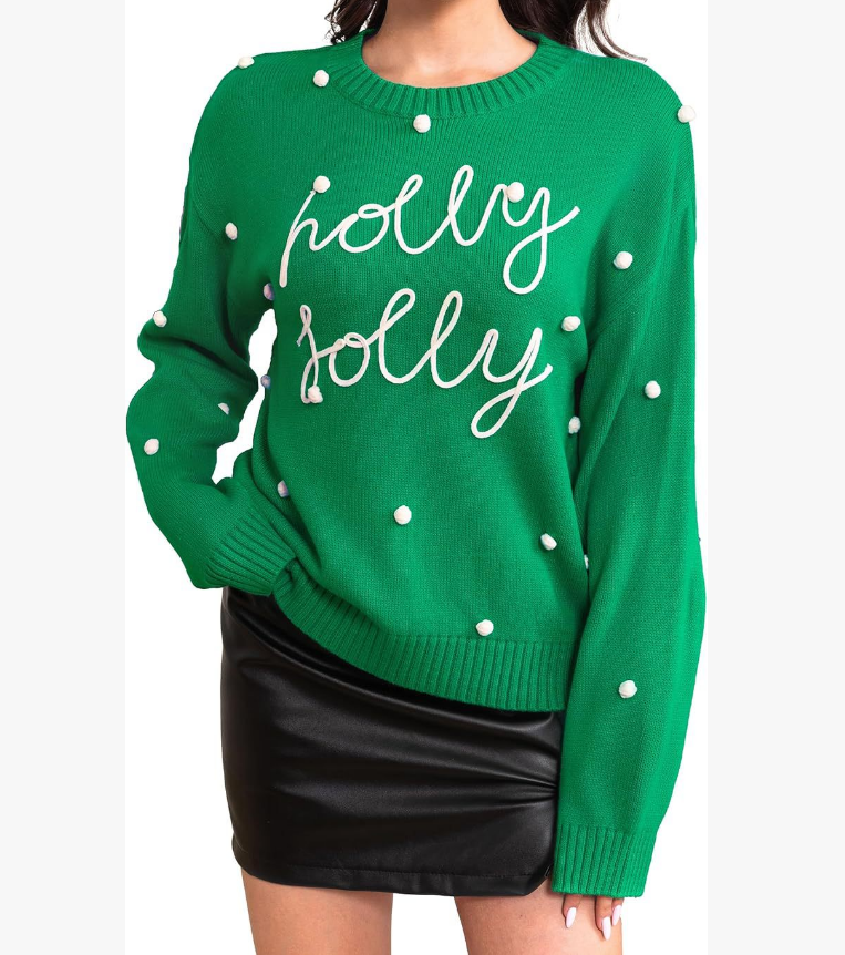 2025💖 Christmas Loose-fitting Crew Neck Knitted Cashmere Pullover