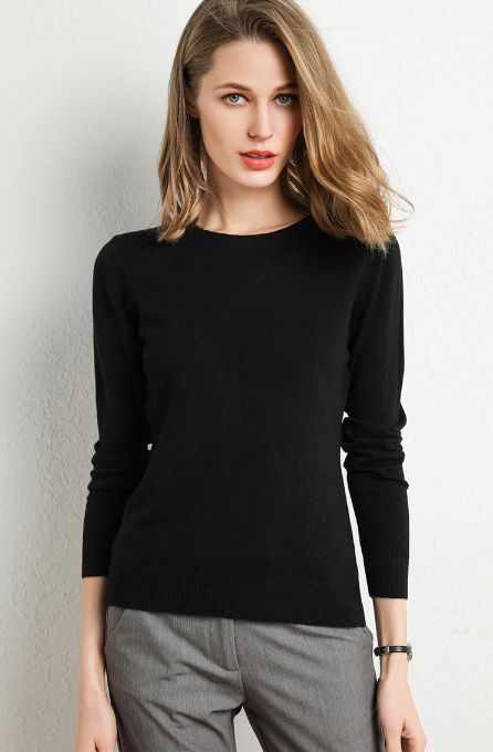 🔥2026 New Women's Solid Color Crew Neck Sweater