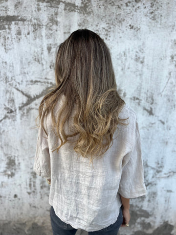 Classic 100% Linen Terracotta Jacket