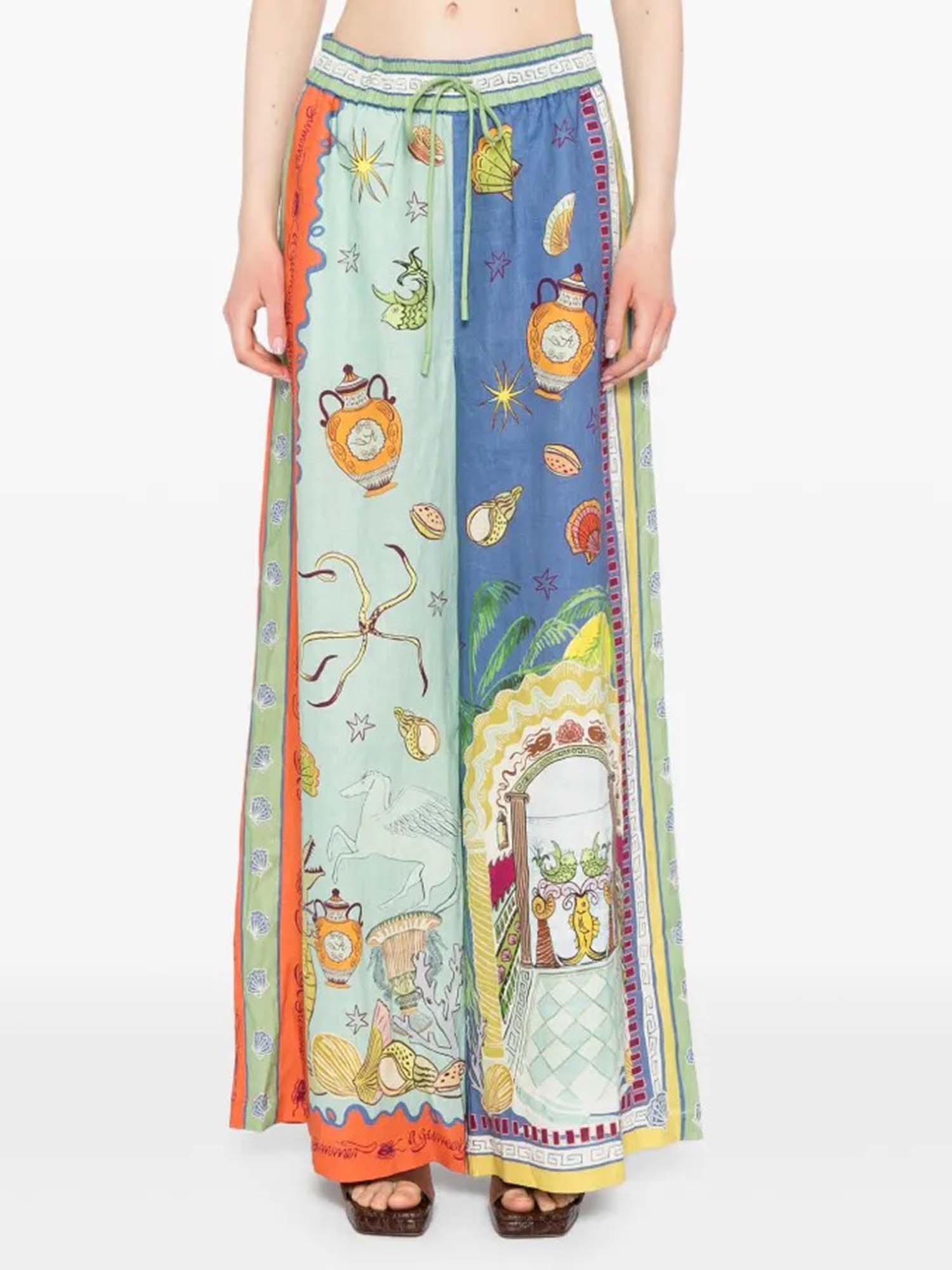 Sun Carnival Wide-Leg Resort Pants