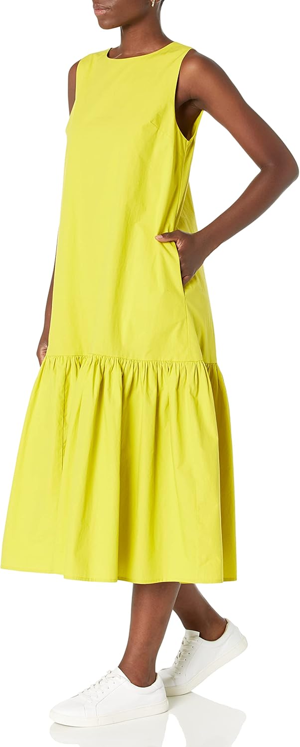 Loose Sleeveless Floor-Length Dress