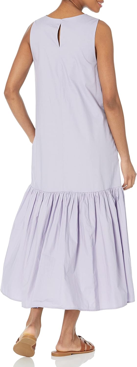 Loose Sleeveless Floor-Length Dress