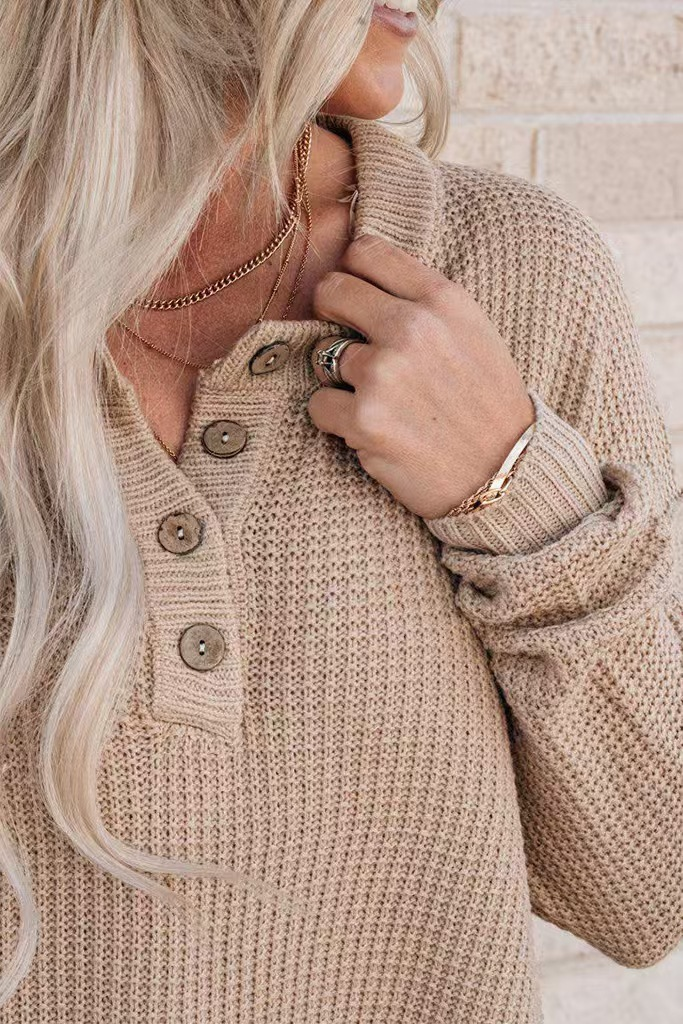 2025 ✨Casual Loose Button-Down Sweater