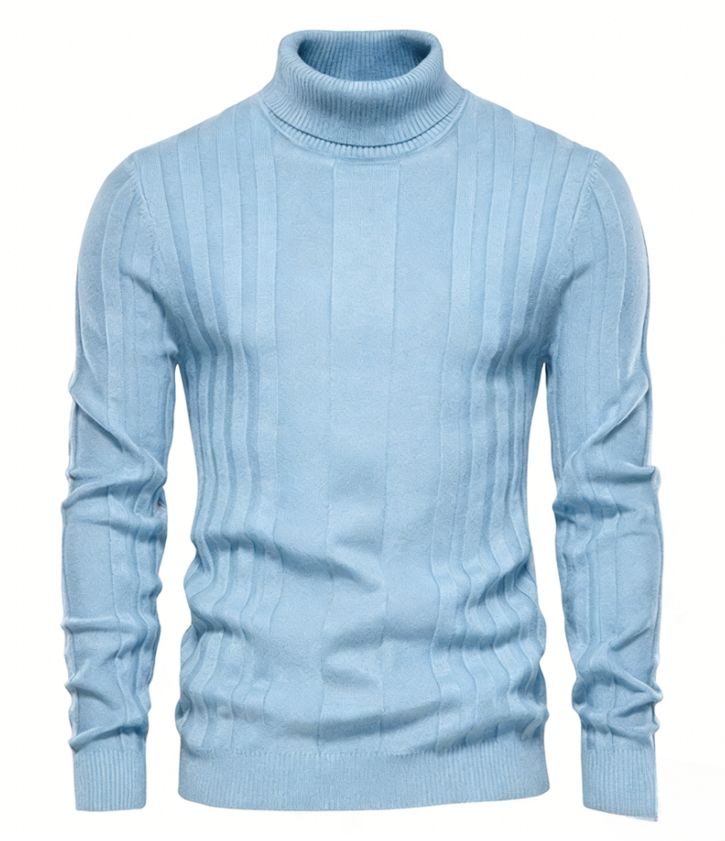 2026 Casual Plus Size Turtleneck Cashmere Knit Sweater