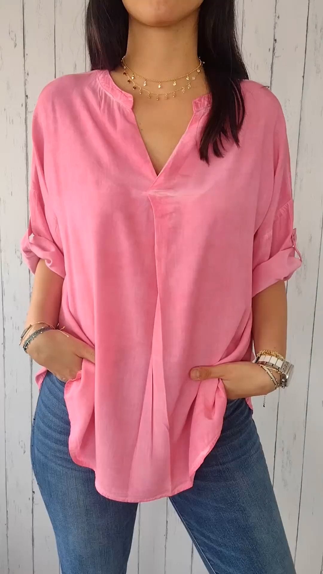 Hot Sale🔥 Women's V-neck Comfortable Loose Top