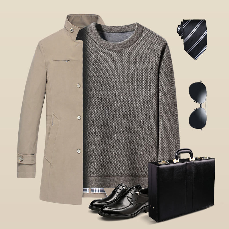 ✨ Men's Winter Crew Neck Sweater 🎁