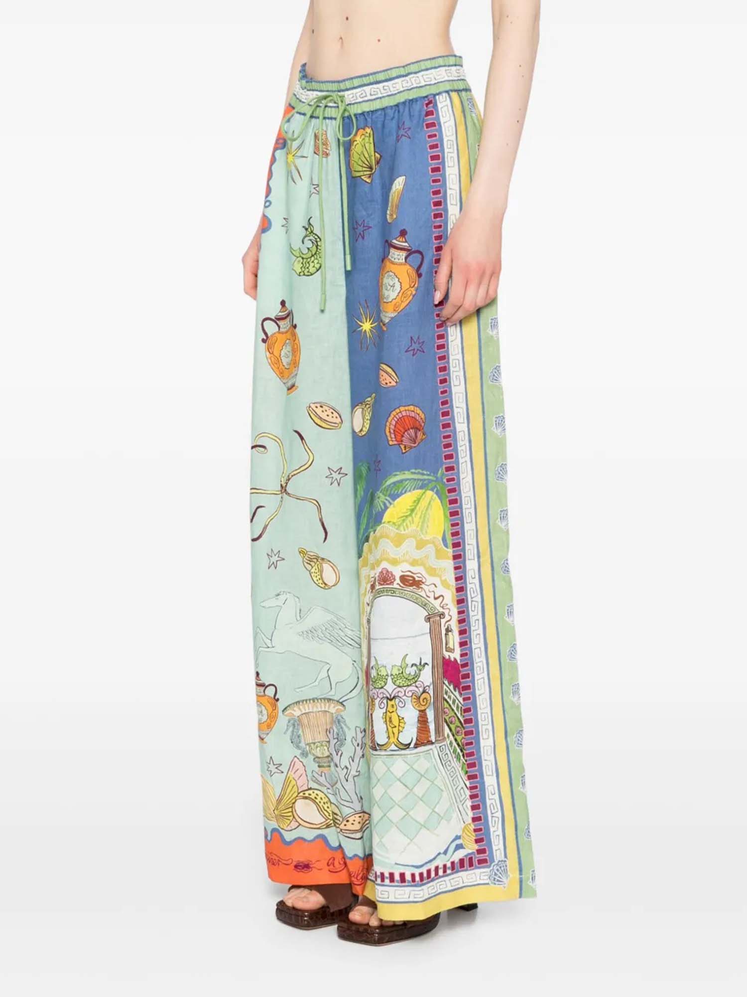 Sun Carnival Wide-Leg Resort Pants