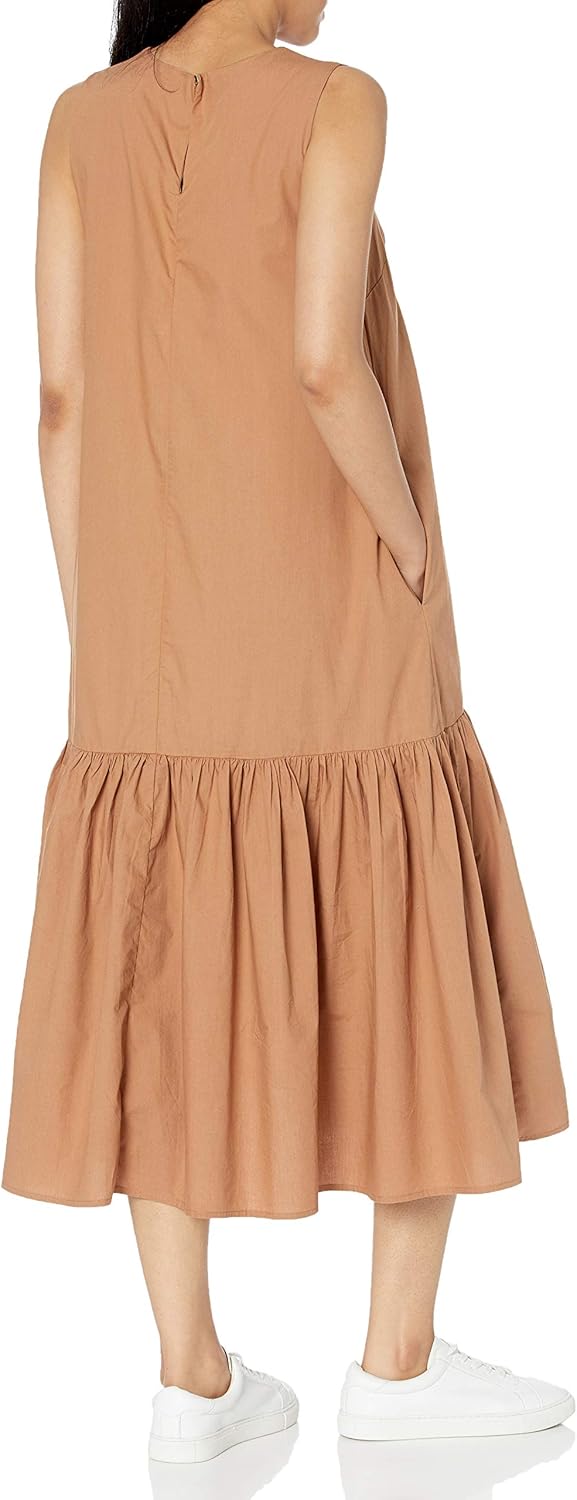 Loose Sleeveless Floor-Length Dress