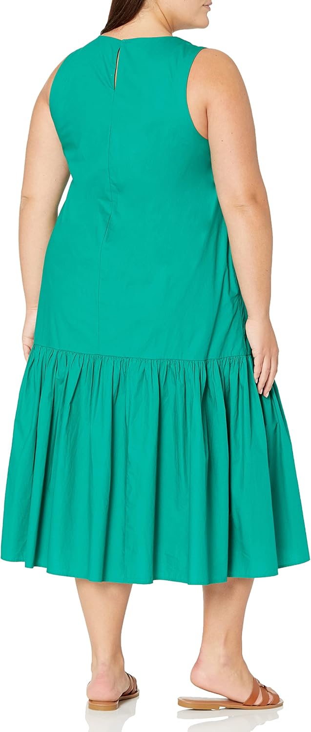 Loose Sleeveless Floor-Length Dress