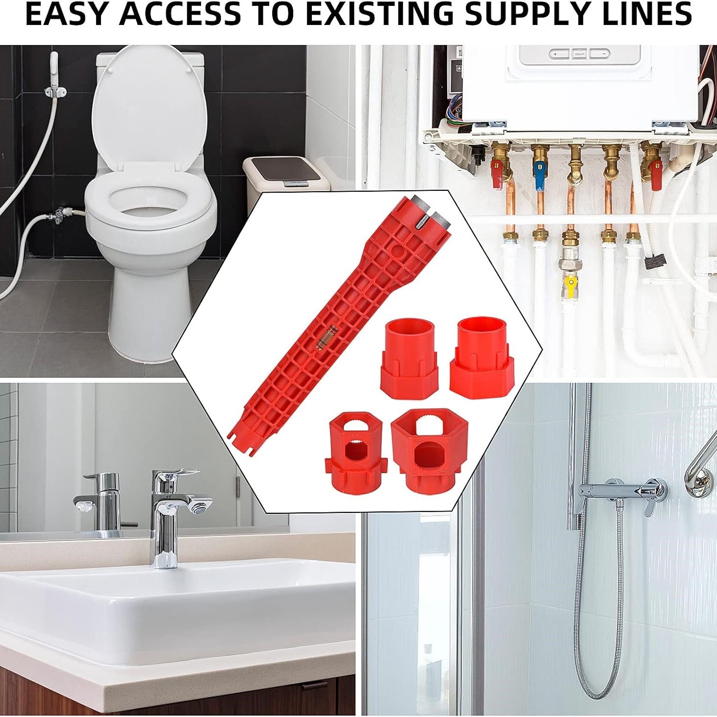 Multifunctional Wrench Plumbing Tool