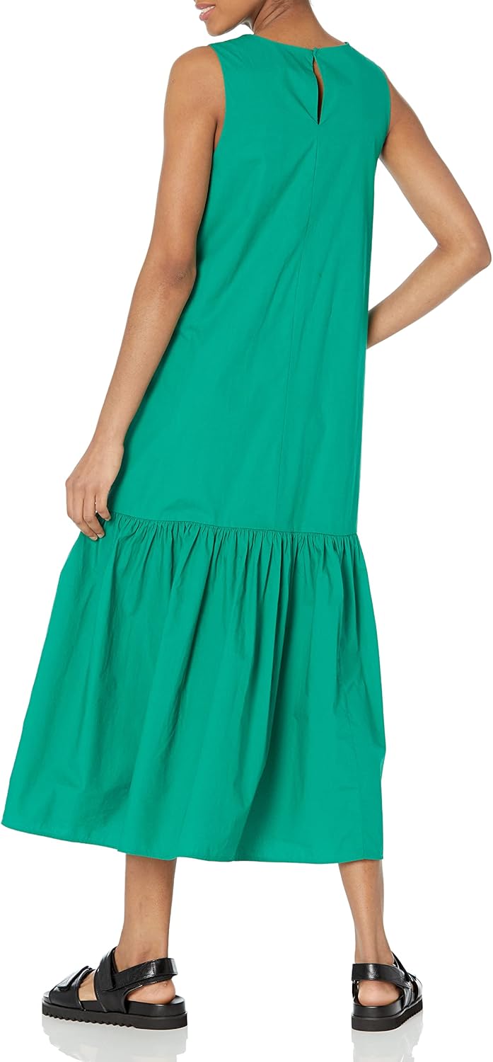 Loose Sleeveless Floor-Length Dress