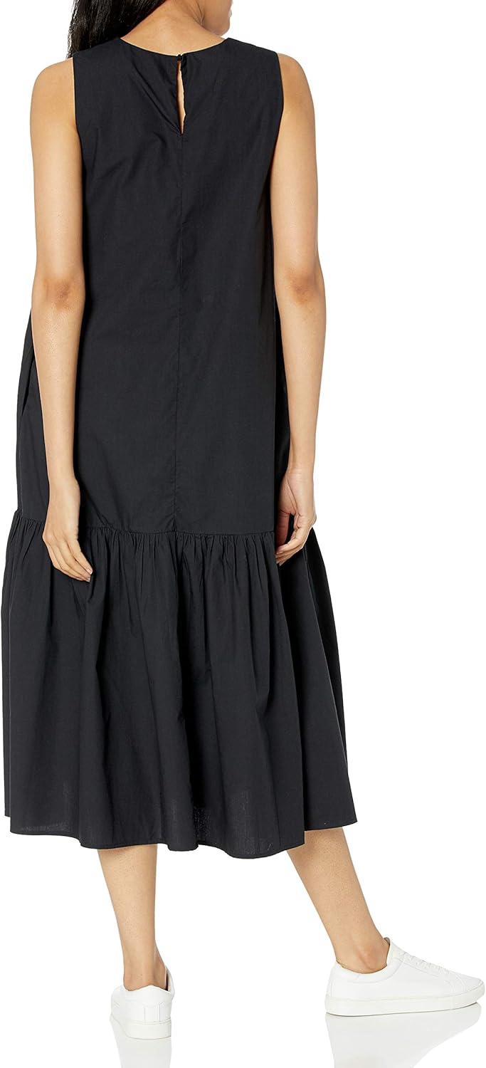 Loose Sleeveless Floor-Length Dress