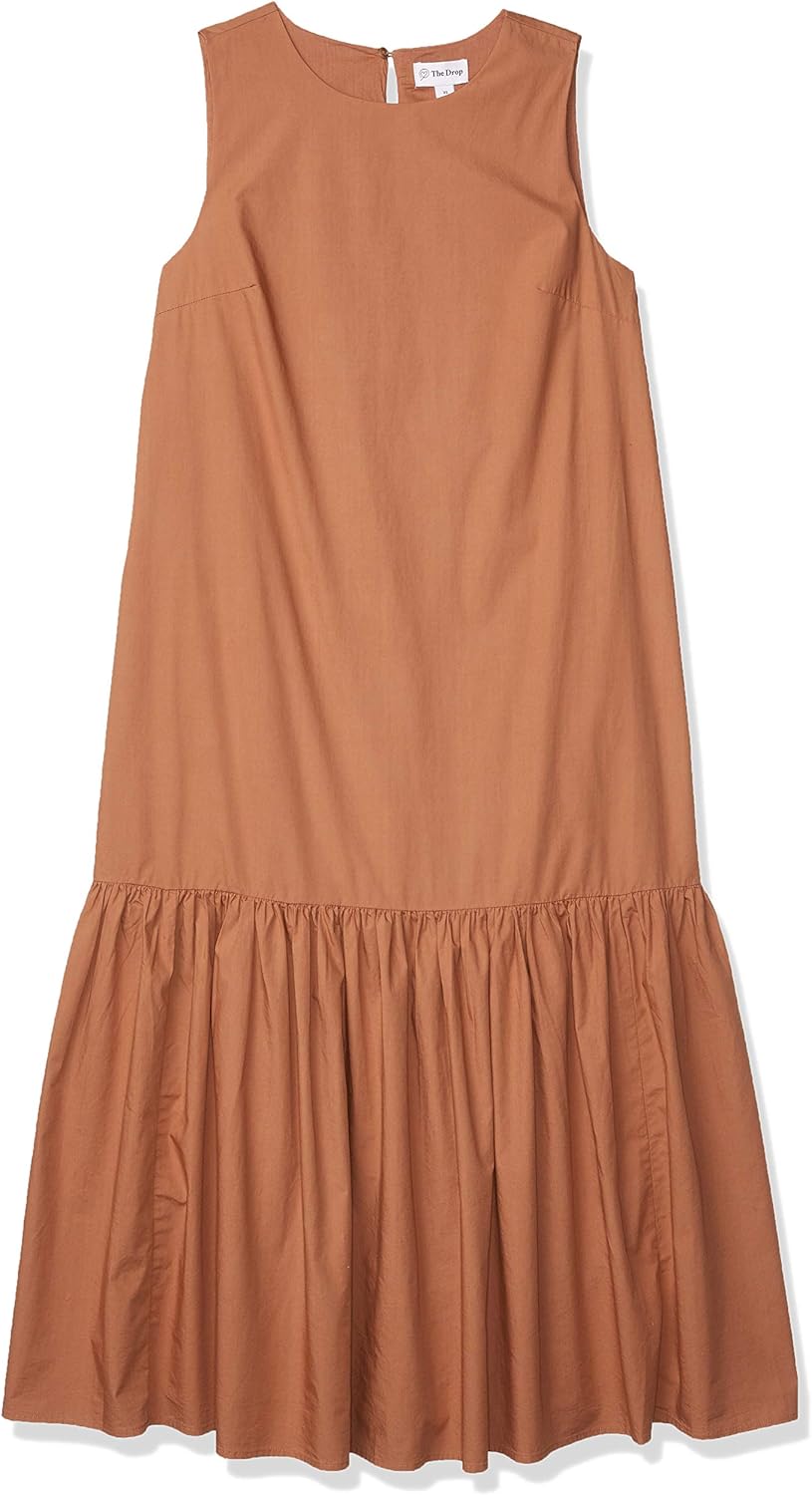 Loose Sleeveless Floor-Length Dress