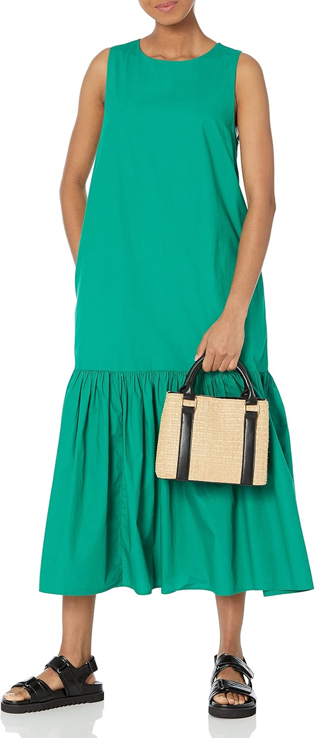 Loose Sleeveless Floor-Length Dress