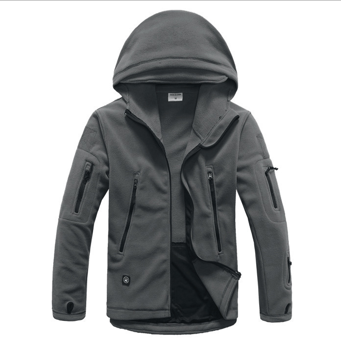 Outdoor hardshell jacket cowl jacket