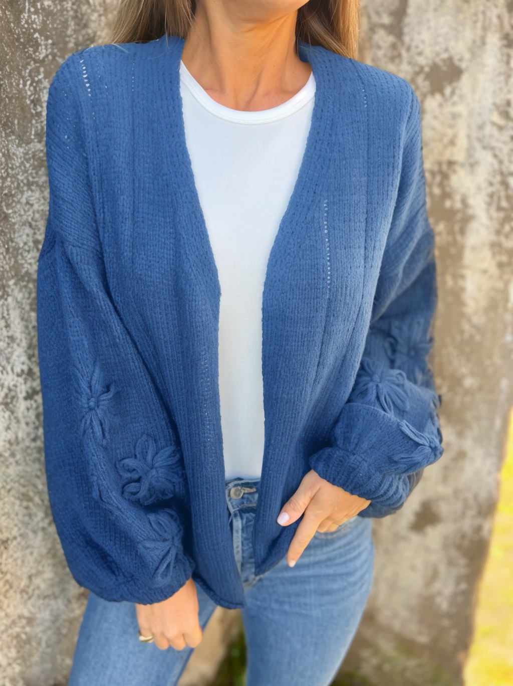 2024 Women's Casual Long Sleeve Sweater Cardigan