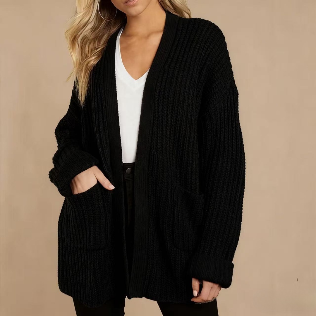 2025 🔥Women's Loose mid-length knitted cardigan