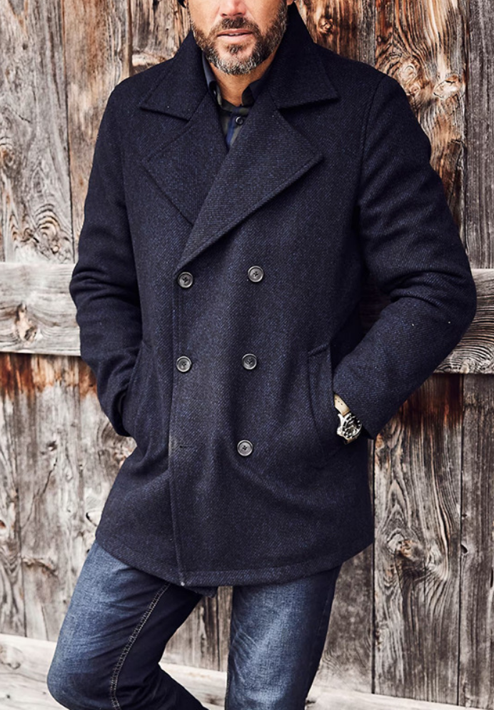 2025 Mid-Length Cashmere Versatile Trench Coat