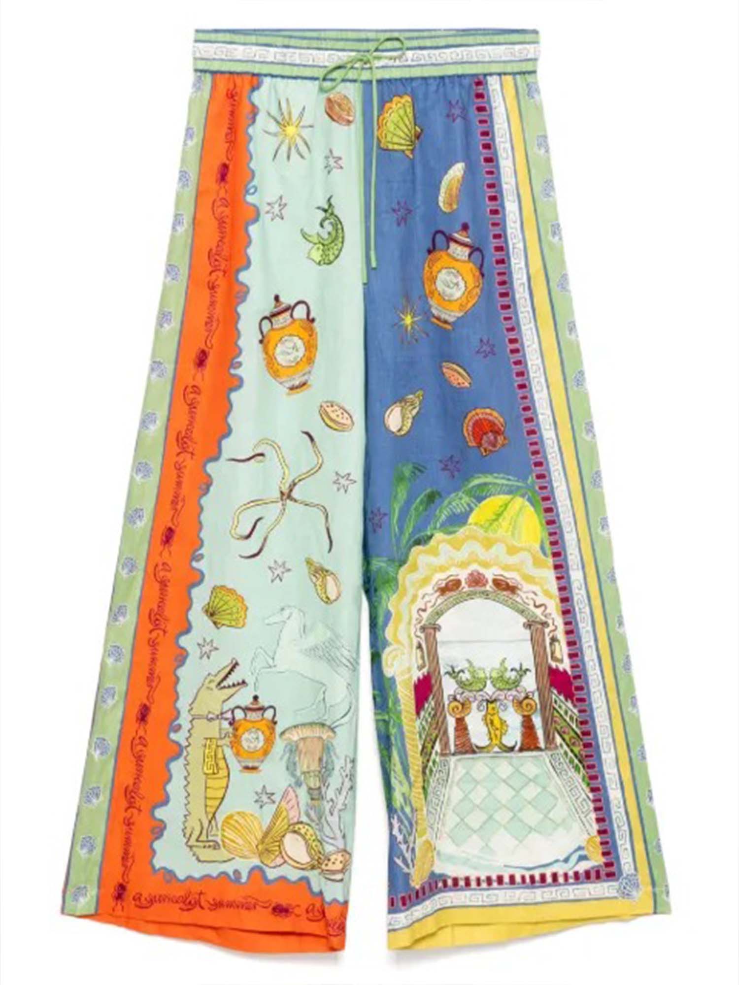Sun Carnival Wide-Leg Resort Pants