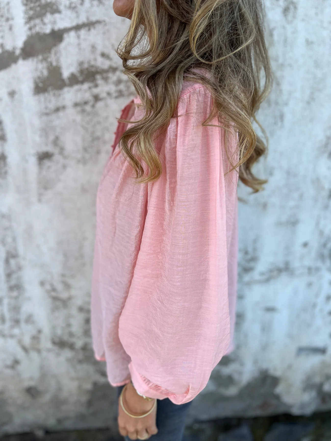 Casual Ice Silk Button Top