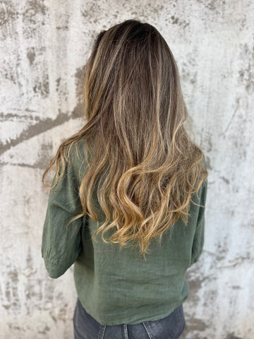 Classic 100% Linen Terracotta Jacket