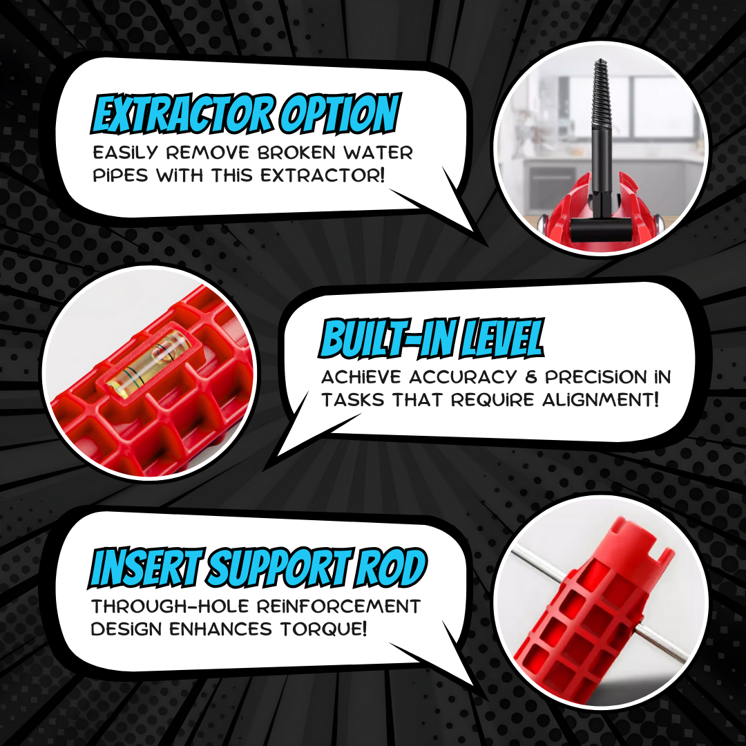 Multifunctional Wrench Plumbing Tool