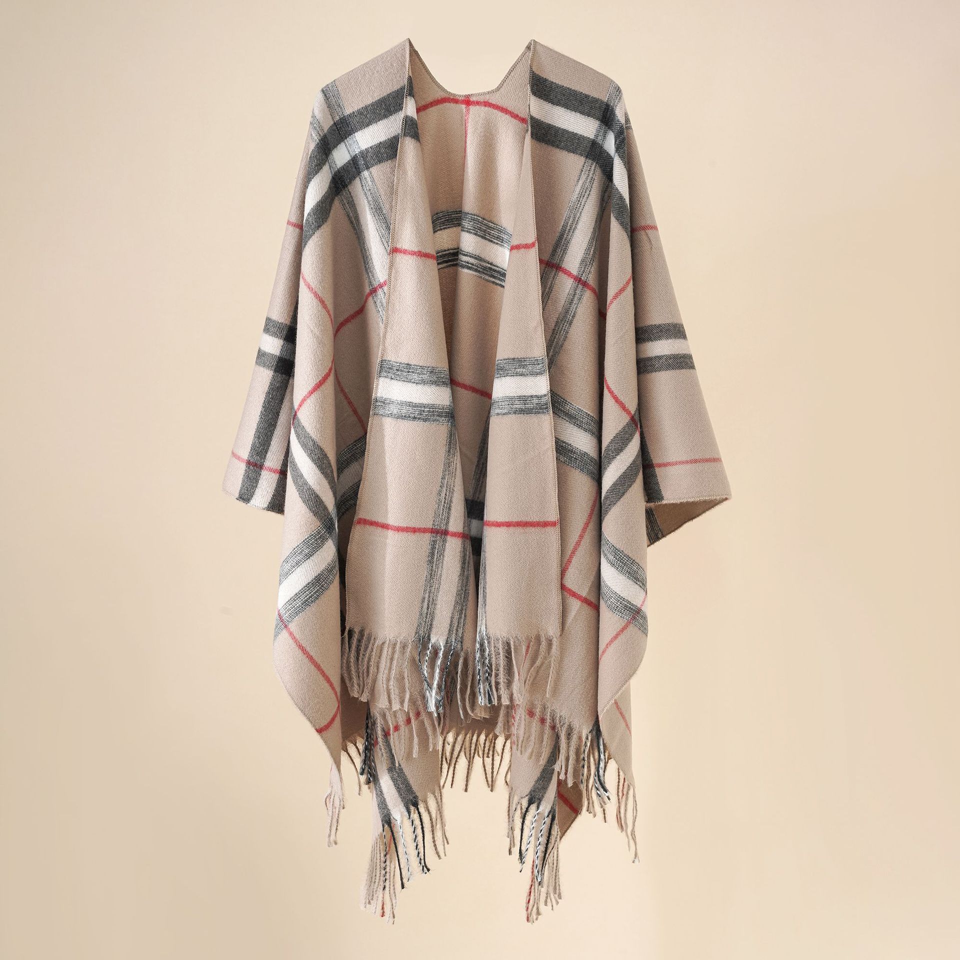 2023 new  blanket warm fringed shawl