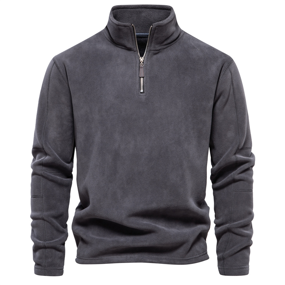 All-in-one men's fleece top