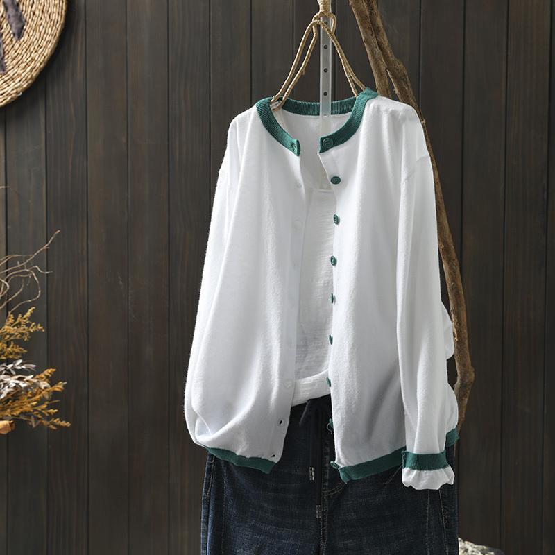 Temperament Casual Color Blocked Sweater