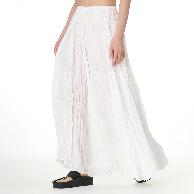 Flowy Pleated Skirt For Women
