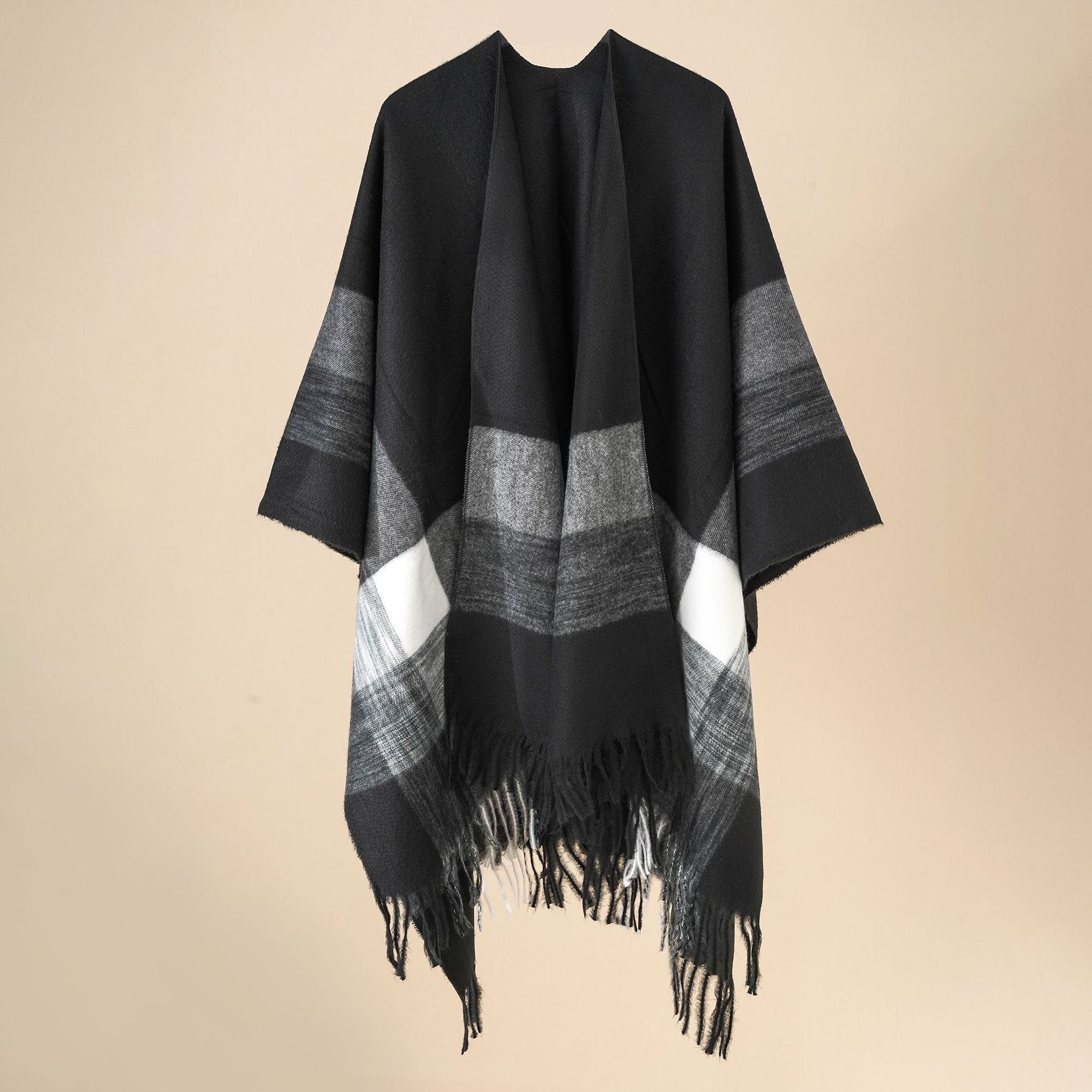 2023 new  blanket warm fringed shawl