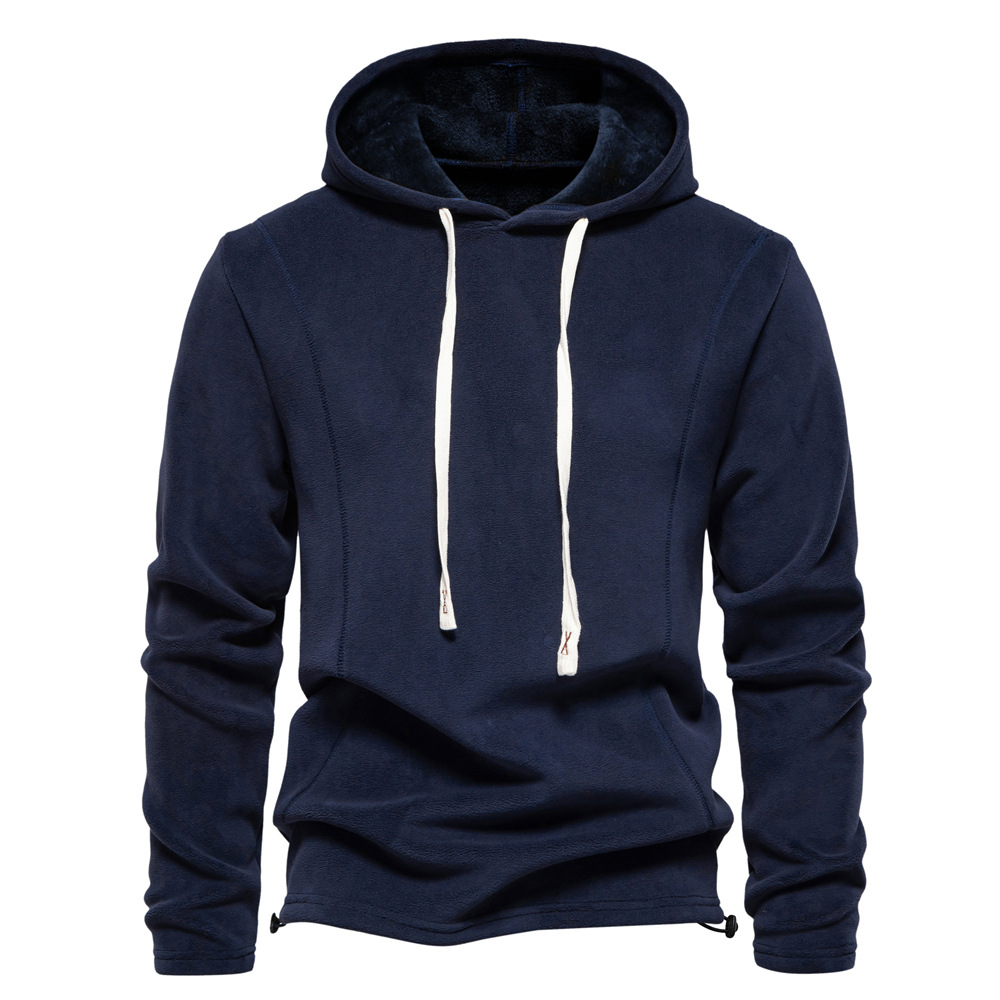 All-in-one men's fleece top