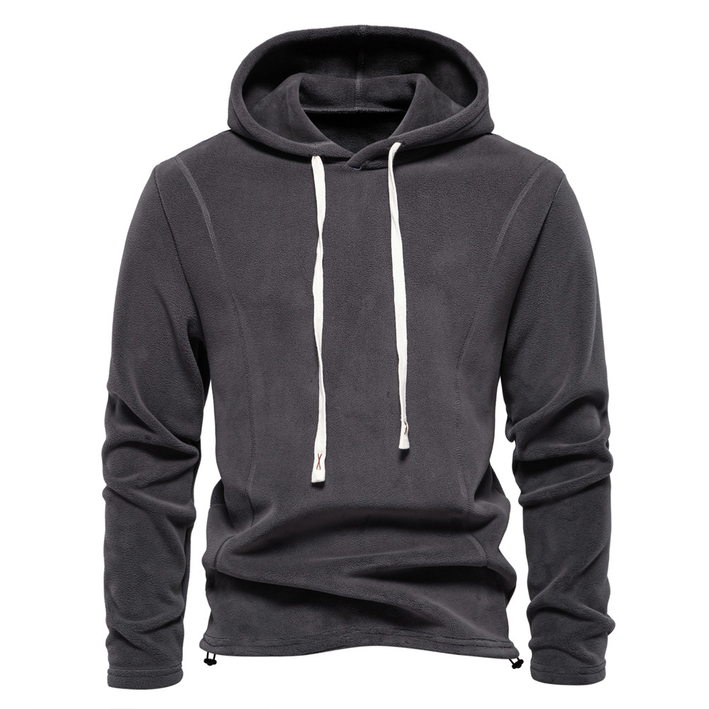 All-in-one men's fleece top