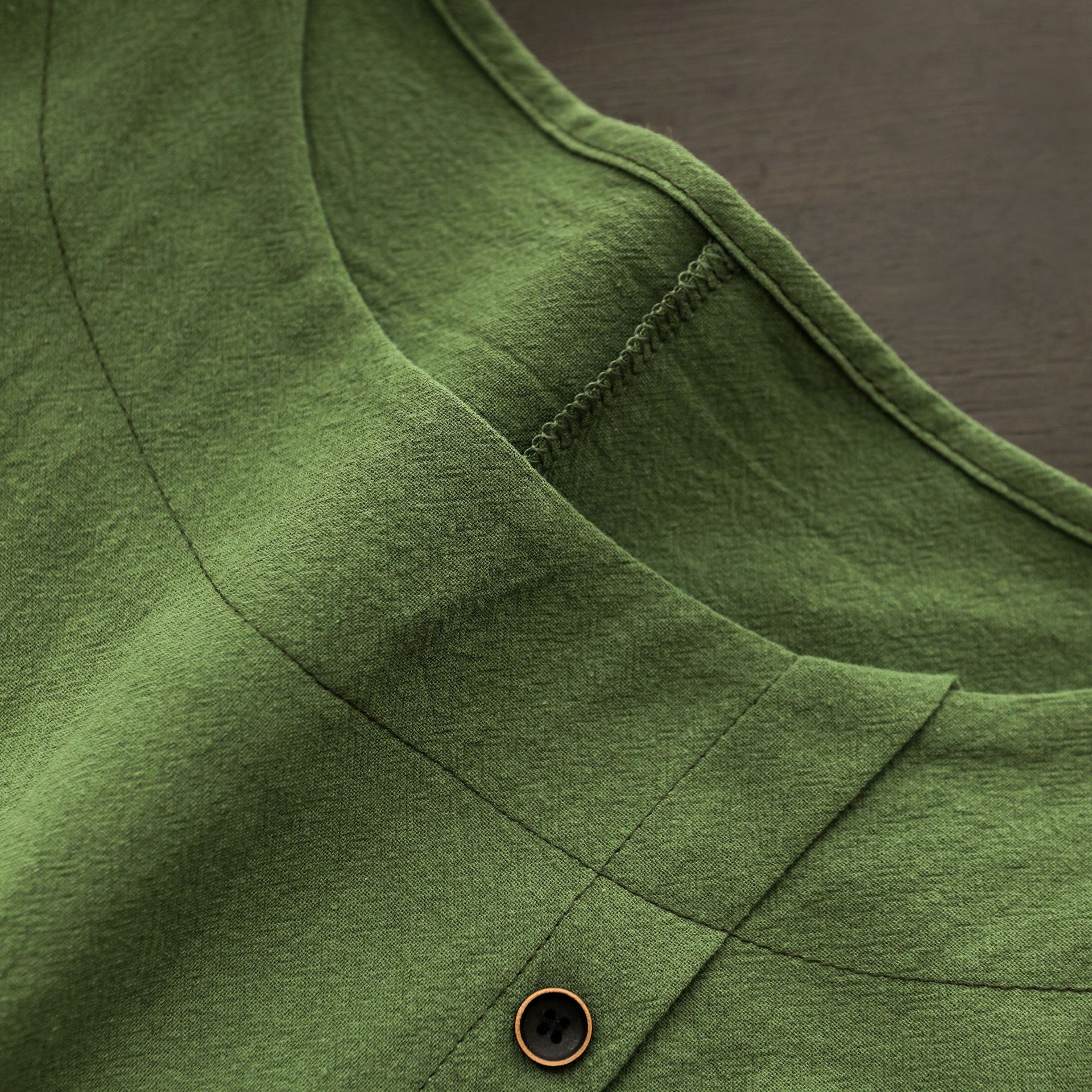 Women's Casual loose cotton and linen suit