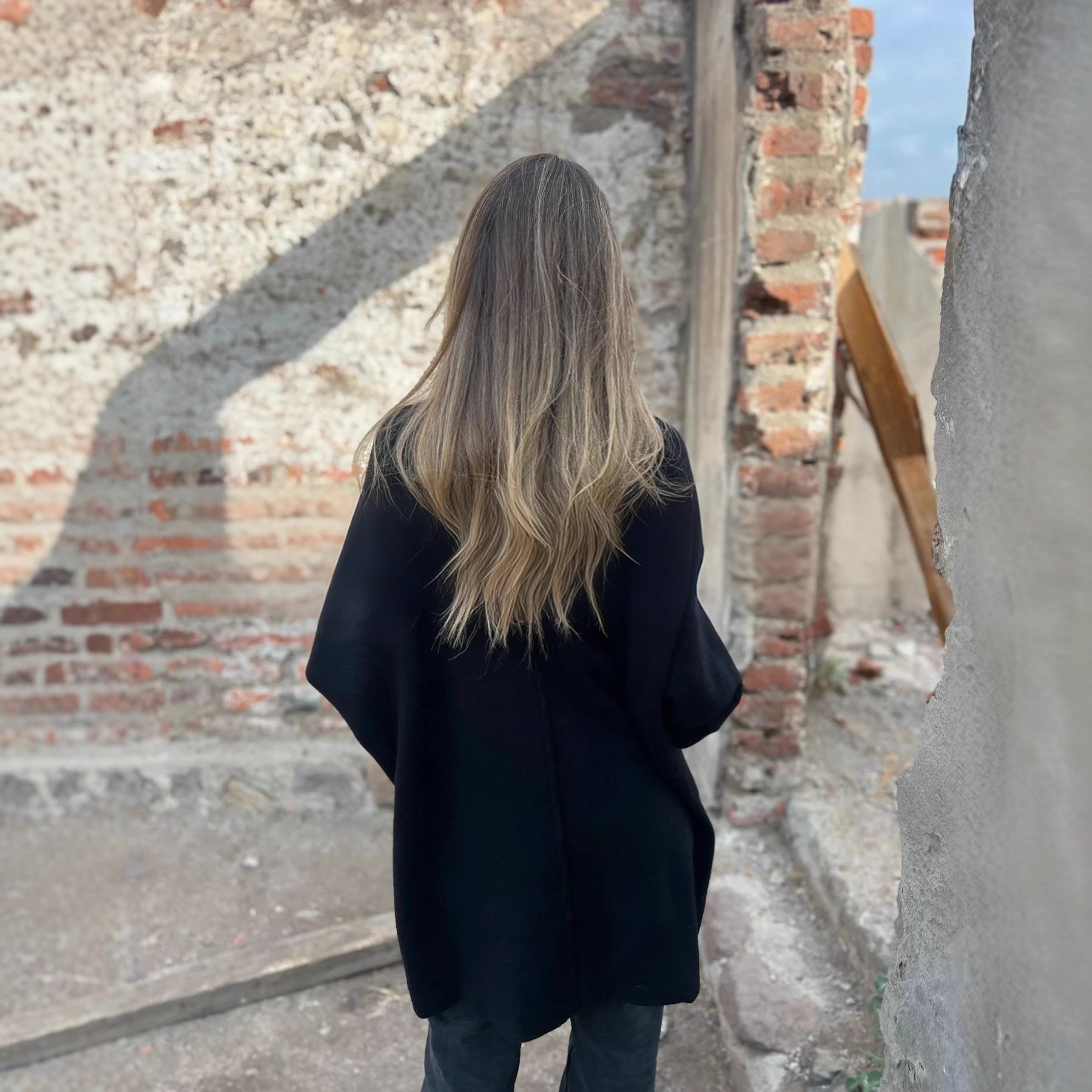 2025 New Mid-Length Solid Color Casual Single-Breasted Cardigan Jacket