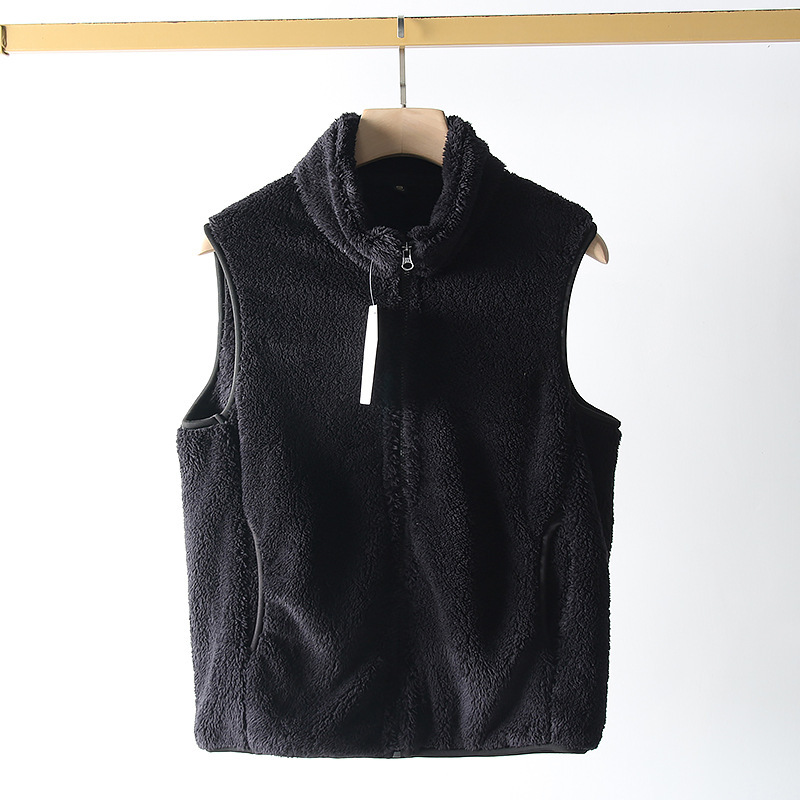 2025🔥Women's casual simple stand collar coral cashmere