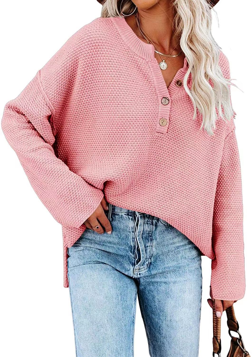 2025 ✨Casual Loose Button-Down Sweater