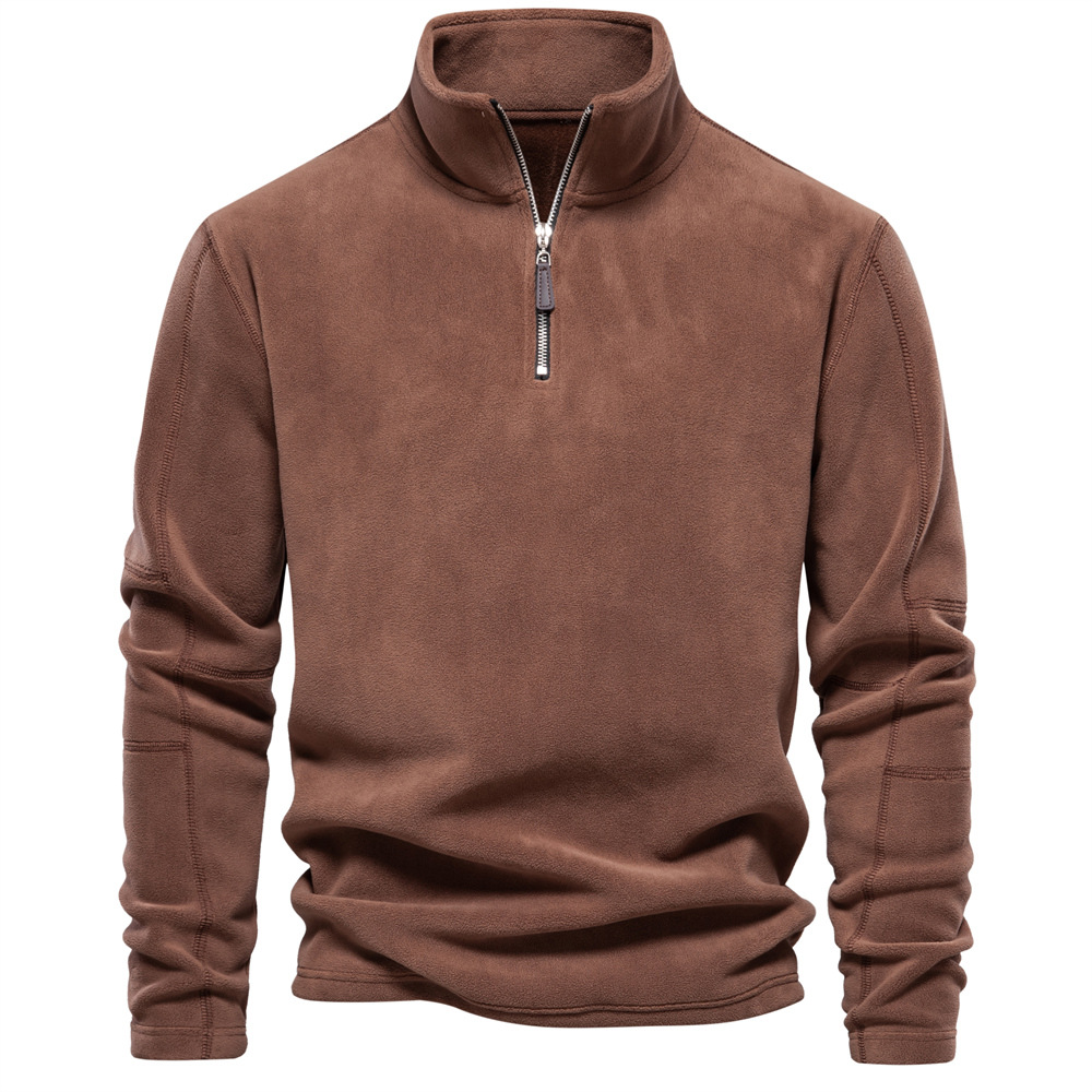 All-in-one men's fleece top
