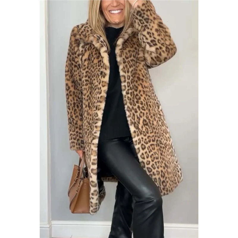 2026 Hot-Selling Collared Wool and Fur Coat