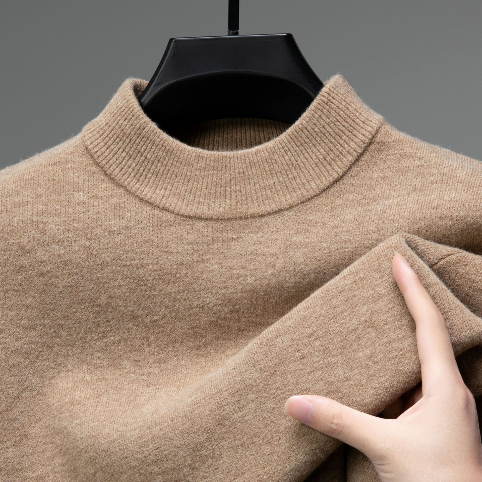 Men's Crew Neck Cashmere Sweater