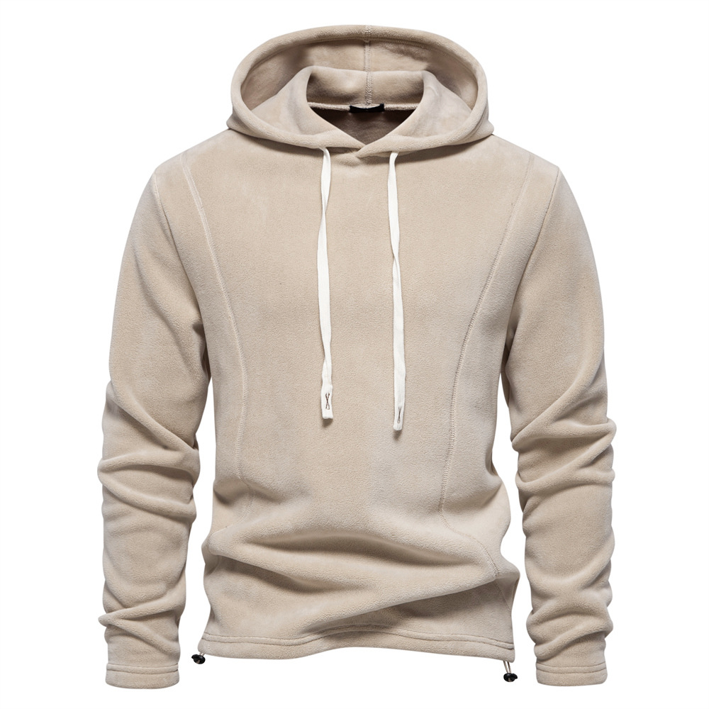 All-in-one men's fleece top