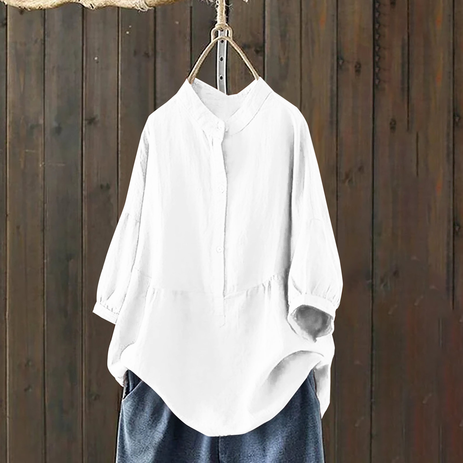 Cotton & Linen Casual Loose Shirt