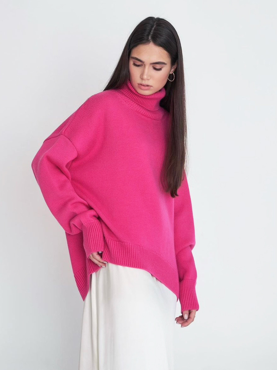 2024 Fall/Winter  loose knit pullover sweater