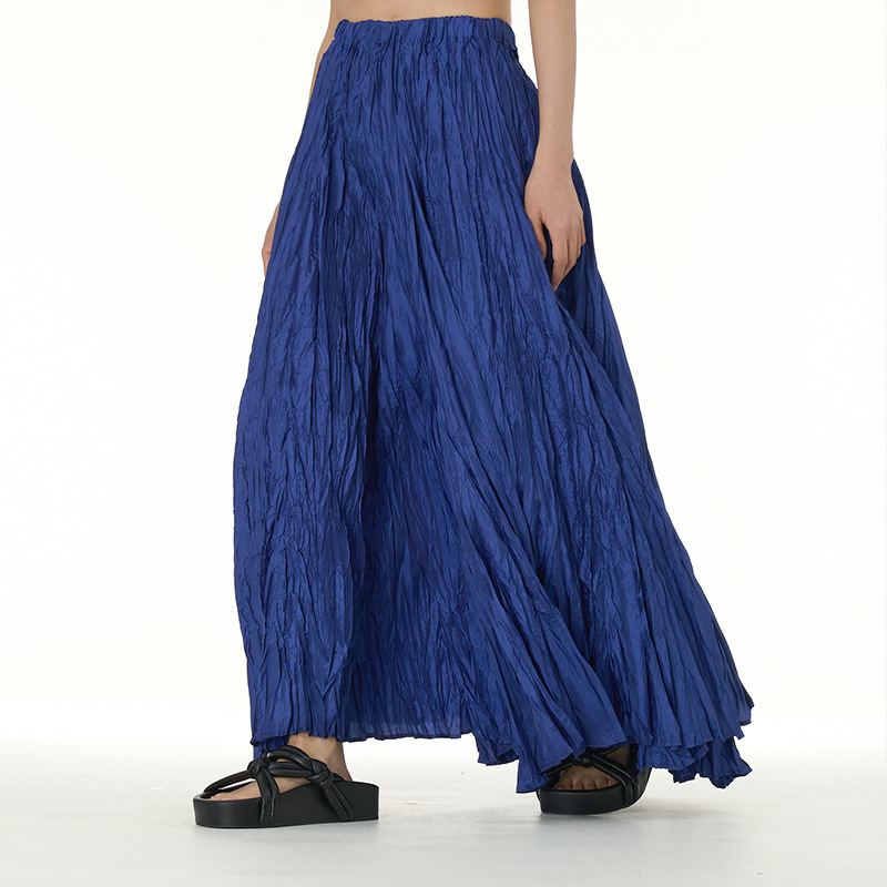Flowy Pleated Skirt For Women