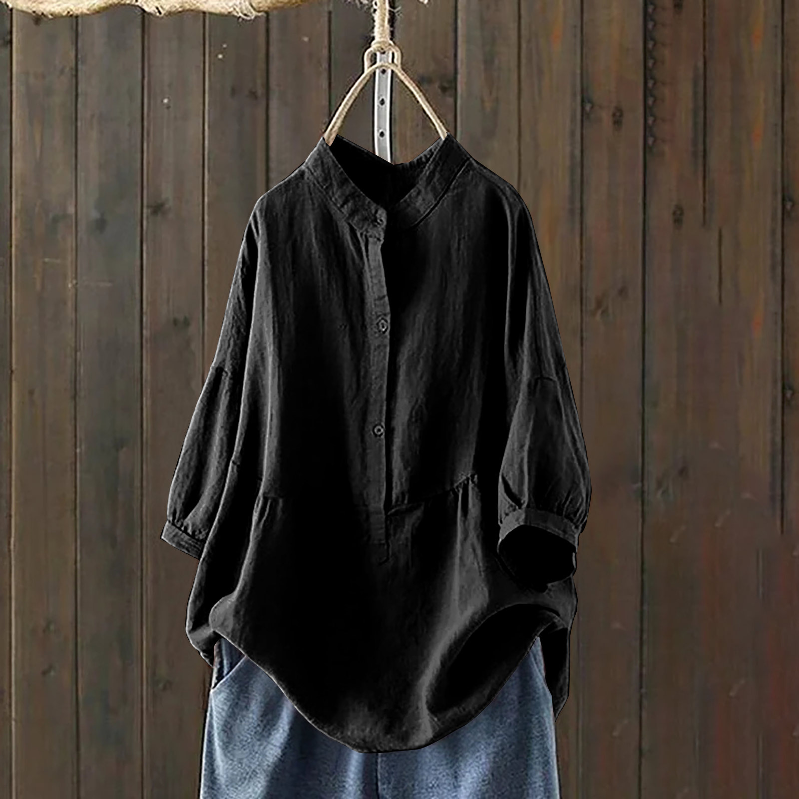 Cotton & Linen Casual Loose Shirt