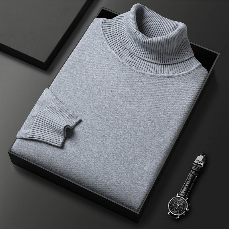 Turtleneck Cashmere Knit Sweater