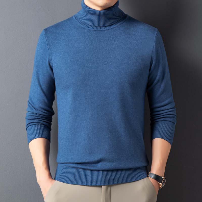 Turtleneck Cashmere Knit Sweater