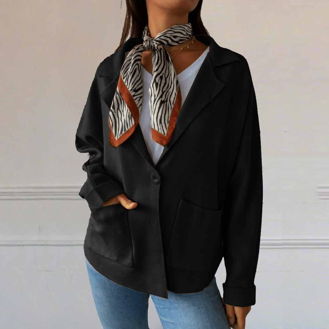 🔥2025 new autumn and winter long-sleeved pocket tweed jacket